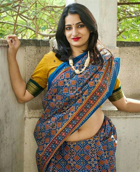 big boobs in saree|Deep Navel Saree Indian